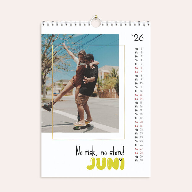 Fotokalender - Bubbly letters