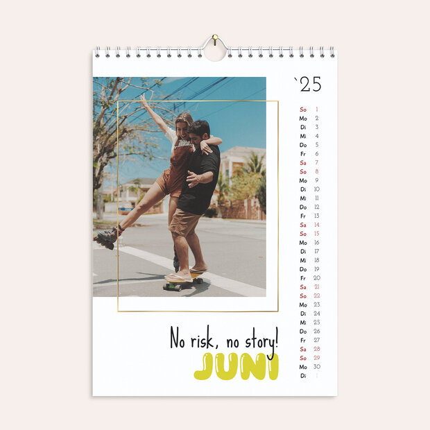 Fotokalender - Bubbly letters