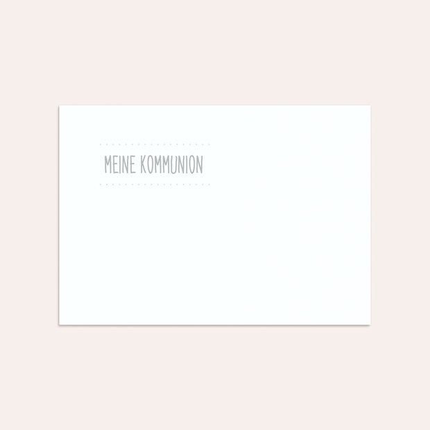Umschlag mit Design Kommunion - Kommunionswimpel