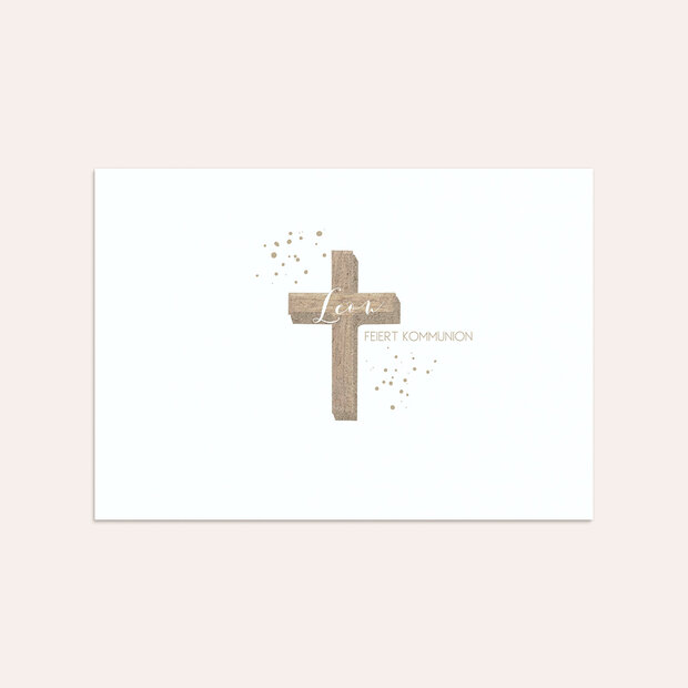 Umschlag mit Design Kommunion - Glaubensglück