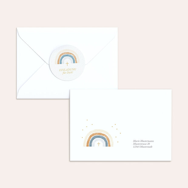 Umschlag mit Design Kommunion - Holy Moments