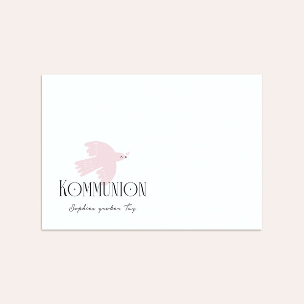 Umschlag mit Design Kommunion - Fairy Lore