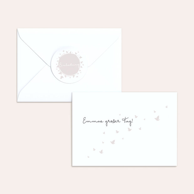 Umschlag mit Design Kommunion - Ein bisschen Frieden