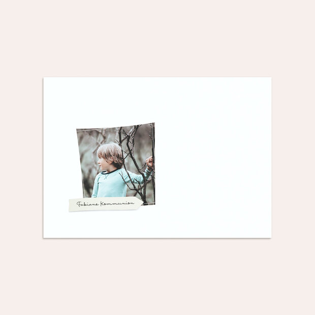 Umschlag mit Design Kommunion - Wegweiser