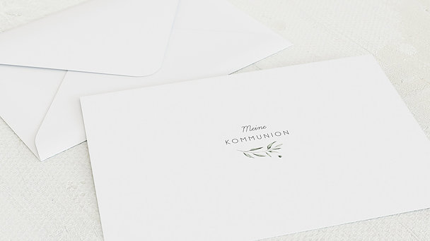 Umschlag mit Design Kommunion - Wildflowers
