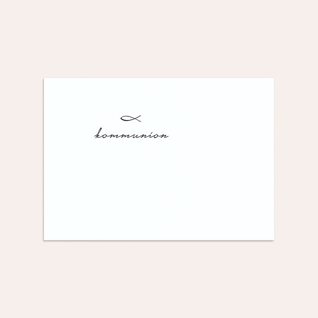 Umschlag mit Design Kommunion - Liebevolle Kommunion