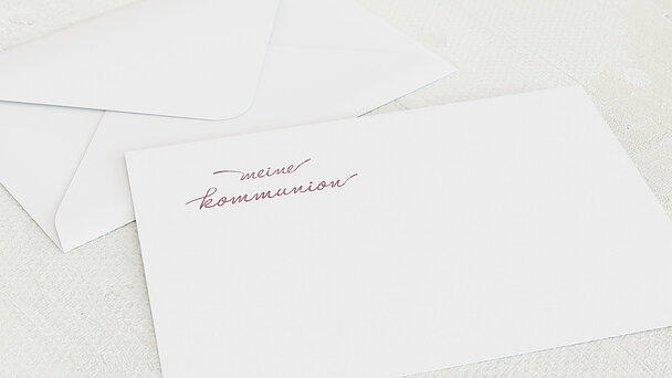 Umschlag mit Design Kommunion - Glanzvolle Kommunion