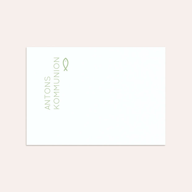 Umschlag mit Design Kommunion - Reines Herz Kommunion