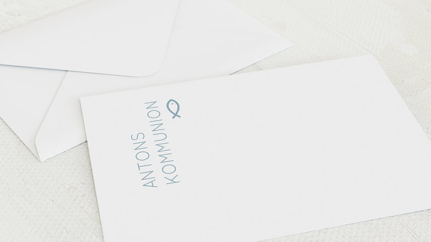 Umschlag mit Design Kommunion - Reines Herz Kommunion