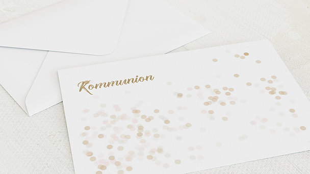 Umschlag mit Design Kommunion - Elfenstaub