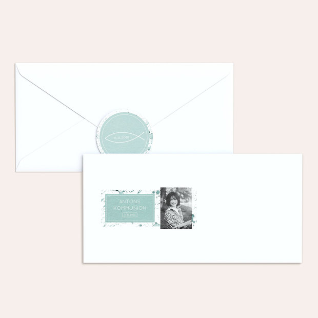Umschlag mit Design Kommunion - Kommunions-Impression