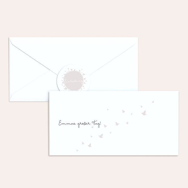 Umschlag mit Design Kommunion - Ein bisschen Frieden