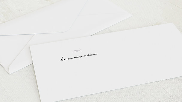 Umschlag mit Design Kommunion - Liebevolle Kommunion