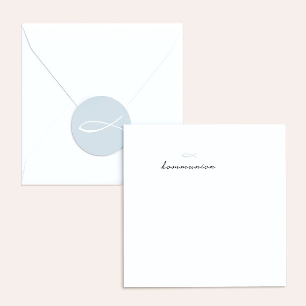 Umschlag mit Design Kommunion - Liebevolle Kommunion