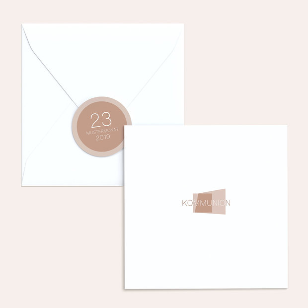 Umschlag mit Design Kommunion - Traumtag
