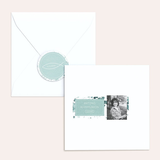 Umschlag mit Design Kommunion - Kommunions-Impression