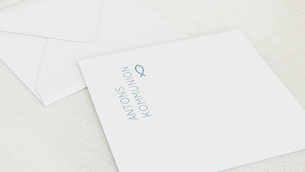 Umschlag mit Design Kommunion - Reines Herz Kommunion
