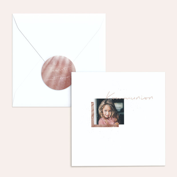 Umschlag mit Design Kommunion - Milky Way