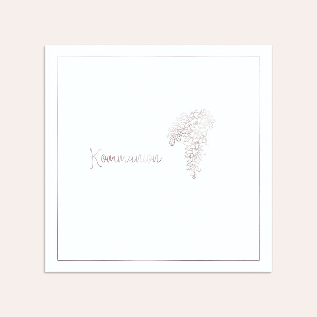 Umschlag mit Design Kommunion - Blütenrausch