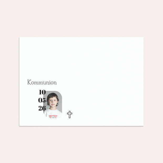 Umschlag mit Design Kommunion - Meine Feierstunde