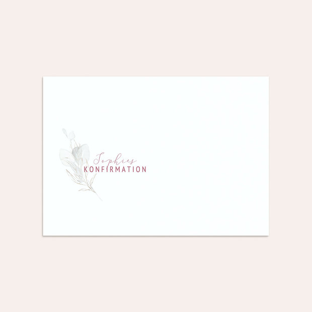 Umschlag mit Design Konfirmation - Sprössling