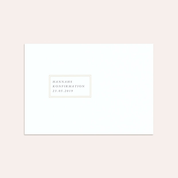 Umschlag mit Design Konfirmation - Lieblingstag