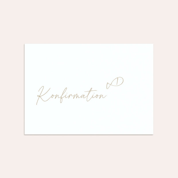 Umschlag mit Design Konfirmation - Freudenrauschen