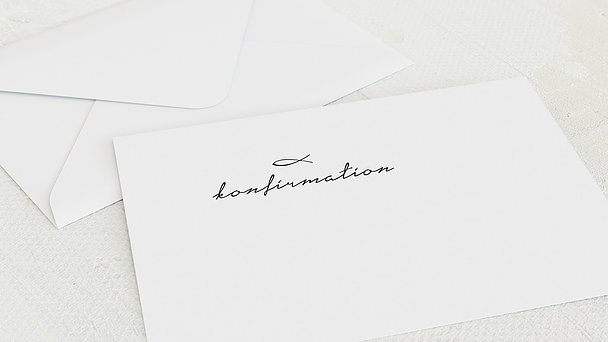 Umschlag mit Design Konfirmation - Liebevolle Konfirmation