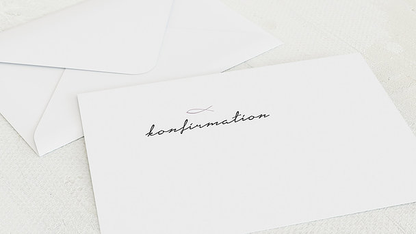 Umschlag mit Design Konfirmation - Liebevolle Konfirmation