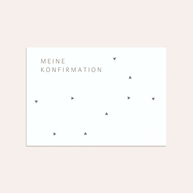 Umschlag mit Design Konfirmation - Dreieckstanz