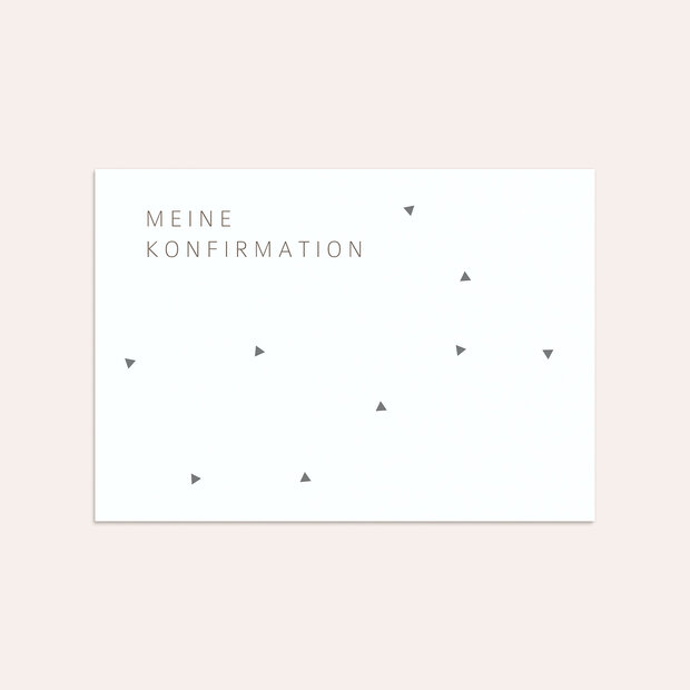 Umschlag mit Design Konfirmation - Dreieckstanz