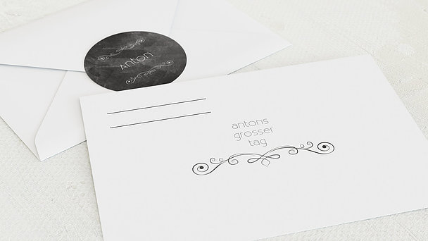 Umschlag mit Design Konfirmation - Konfirmationstafel