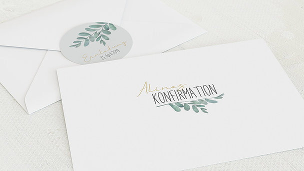 Umschlag mit Design Konfirmation - Meine Zeremonie