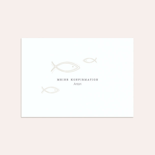 Umschlag mit Design Konfirmation - Schwarm Konfirmation