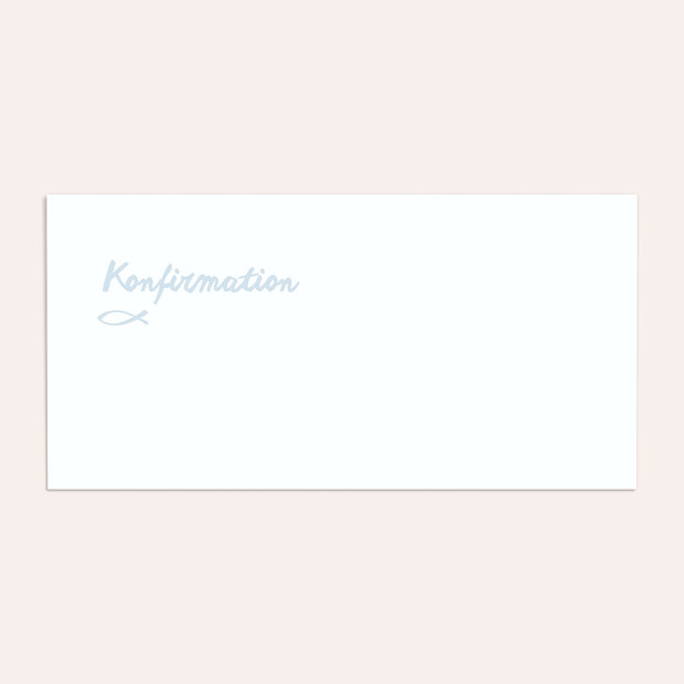 Umschlag mit Design Konfirmation - Meine Konfirmation