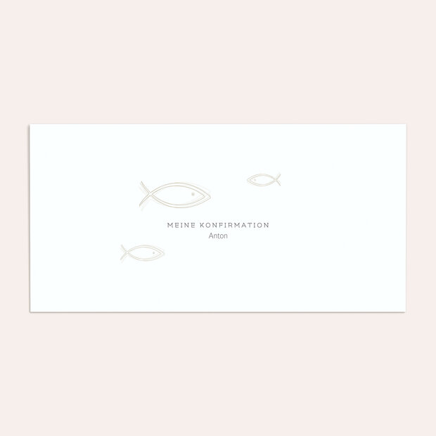 Umschlag mit Design Konfirmation - Schwarm Konfirmation