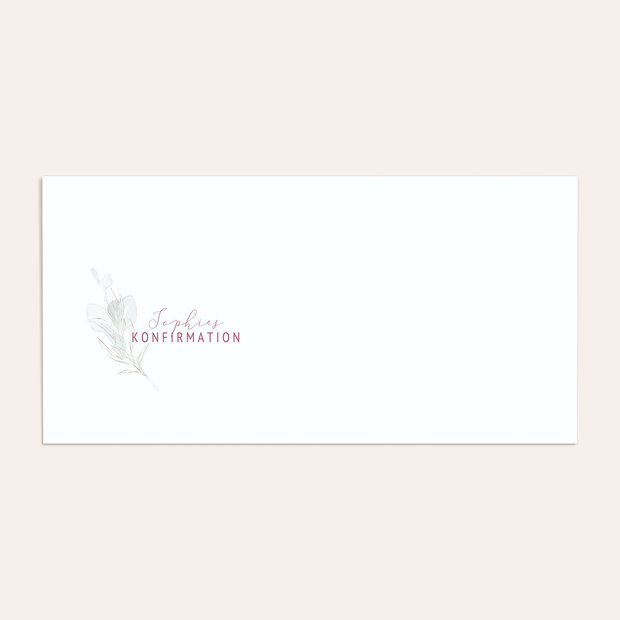 Umschlag mit Design Konfirmation - Sprössling