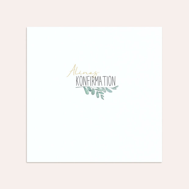 Umschlag mit Design Konfirmation - Meine Zeremonie