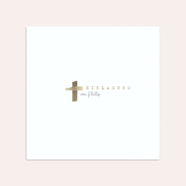 Umschlag mit Design Konfirmation - Urban cross