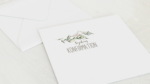 Umschlag mit Design Konfirmation - Konfirmationkranz