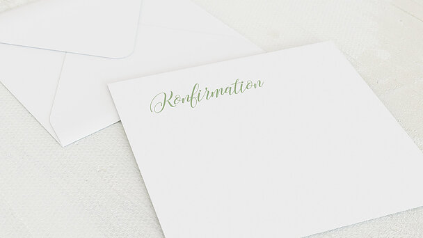 Umschlag mit Design Konfirmation - Zauberlicht Konfirmation