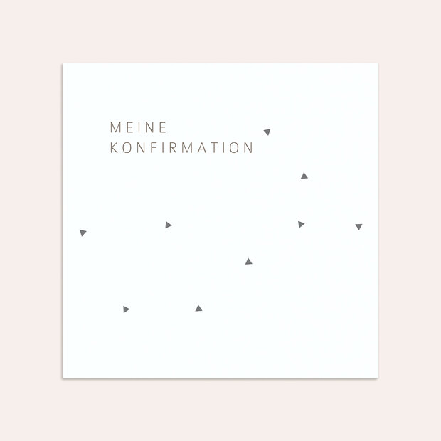 Umschlag mit Design Konfirmation - Dreieckstanz