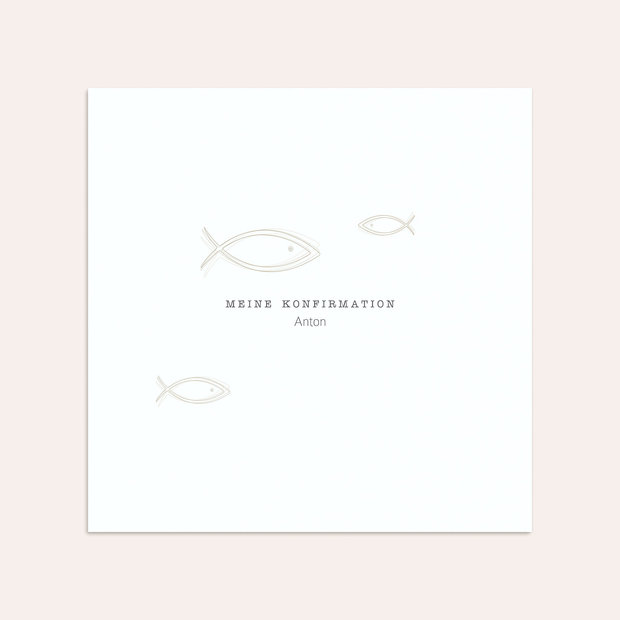 Umschlag mit Design Konfirmation - Schwarm Konfirmation