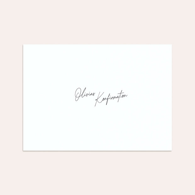 Umschlag mit Design Konfirmation - Sanft & Stark