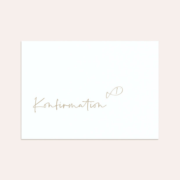 Umschlag mit Design Konfirmation - Freudenrauschen