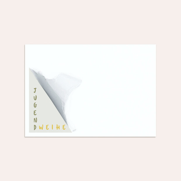 Umschlag mit Design Jugendweihe - Voller Elan