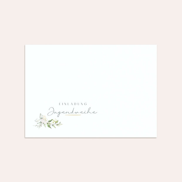 Umschlag mit Design Jugendweihe - Großer Augenblick
