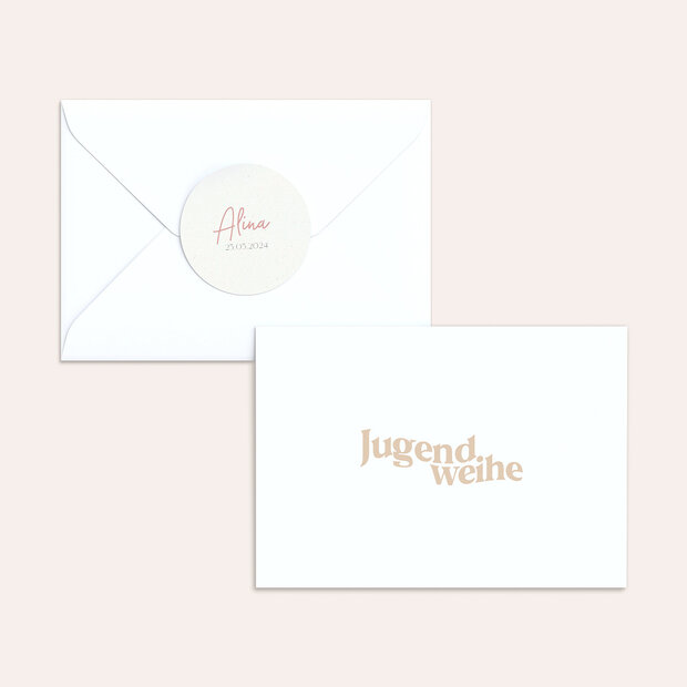 Umschlag mit Design Jugendweihe - Kleiner Wildfang