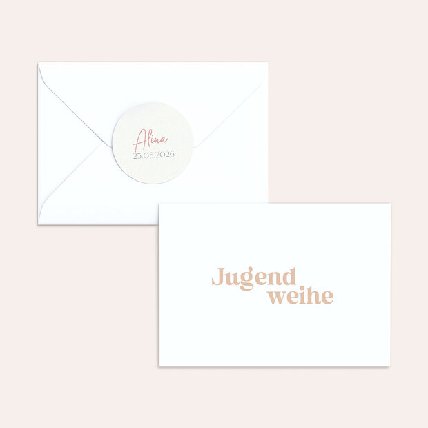 Umschlag mit Design Jugendweihe - Kleiner Wildfang