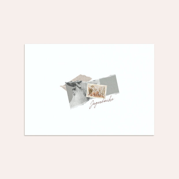 Umschlag mit Design Jugendweihe - Vintage Soul